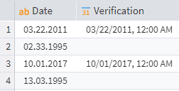 Check a date with StrToDate function