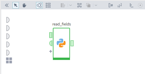 Megaladata node for reading PMML model fields