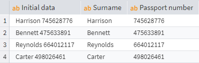 Extracting the surname